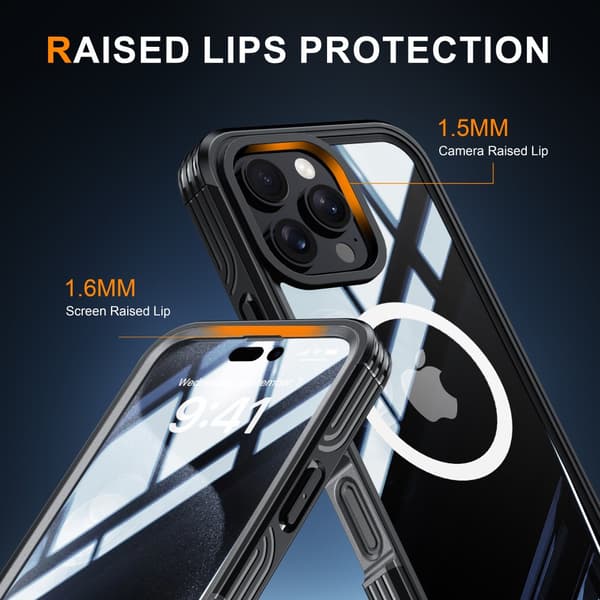 Ultra Full Protection MagSafe Case iPhone 16 Pro Max Black