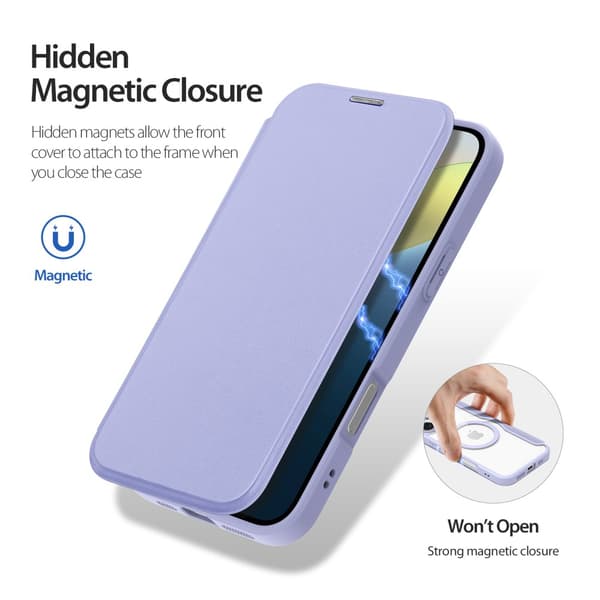 Dux Ducis Skin X Pro Fodral MagSafe iPhone 16 Lila
