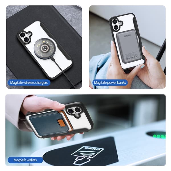 Dux Ducis Skin X Pro Fodral MagSafe iPhone 16 Plus Svart
