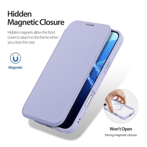 Dux Ducis Skin X Pro Fodral MagSafe iPhone 16 Pro Lila
