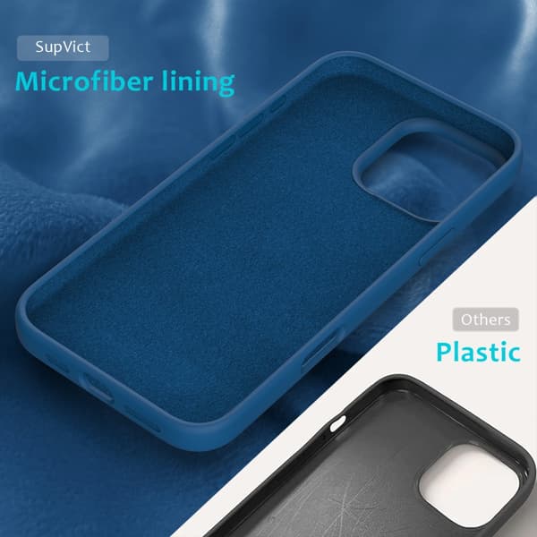 Silikonskal iPhone 16 Pro Max Blå