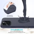 Miniatyrbild 4 av 7: Silikonskal iPhone 16 Pro Max Midnattsblå