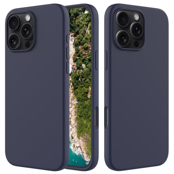 Silikonskal iPhone 16 Pro Midnattsblå
