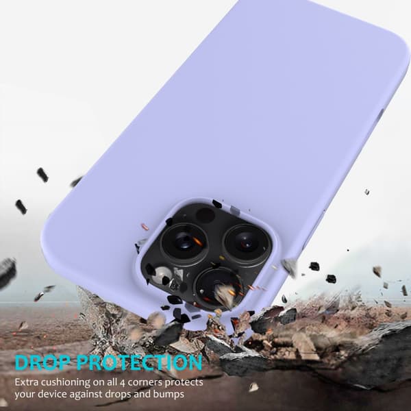 Silikonskal iPhone 16 Pro Lila