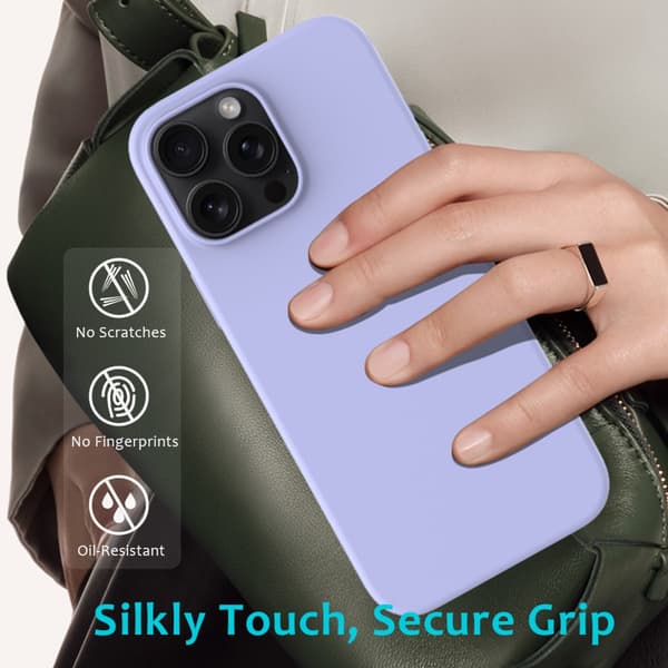 Silikonskal iPhone 16 Pro Lila