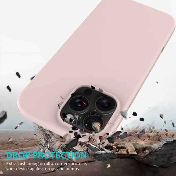 Silikonskal iPhone 16 Pro Rosa