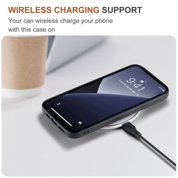 DG.MING 2 in 1 Magnetic Card Slot Case iPhone 16 Pro Black
