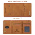Miniatyrbild 7 av 9: DG.MING 2 in 1 Magnetic Card Slot Case iPhone 16 Pro Max Cognac
