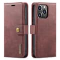 Miniatyrbild 8 av 8: DG.MING 2-in-1 Magnet Wallet iPhone 16 Pro Max Red