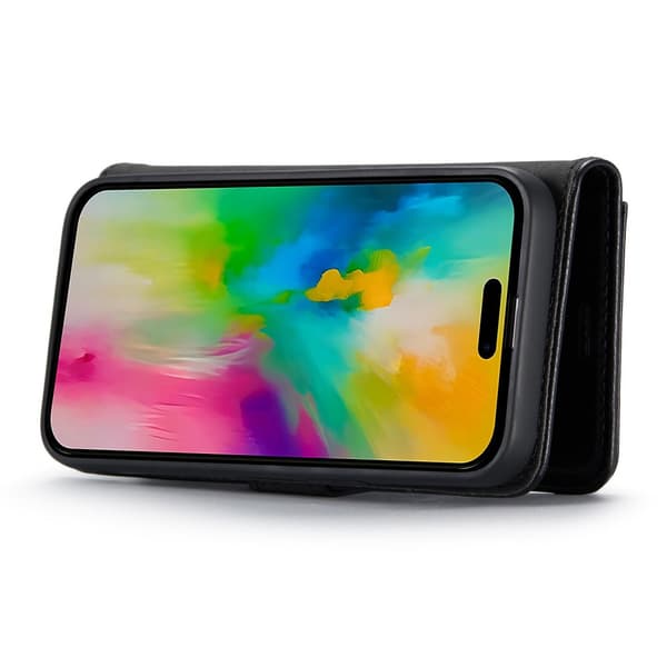 DG.MING 2-in-1 Magnet Wallet iPhone 16 Pro Max Black