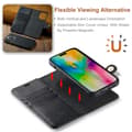 Miniatyrbild 5 av 8: DG.MING 2-in-1 Magnet Wallet iPhone 16 Pro Max Black