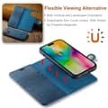 Miniatyrbild 7 av 8: DG.MING 2-in-1 Magnet Wallet iPhone 16 Pro Max Blue