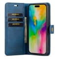 Miniatyrbild 2 av 8: DG.MING 2-in-1 Magnet Wallet iPhone 16 Pro Max Blue