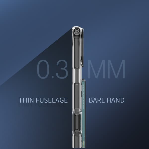 Skal Kortfack iPhone 16 Plus Genomskinlig