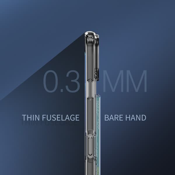 Skal Kortfack iPhone 16 Pro Max Genomskinlig
