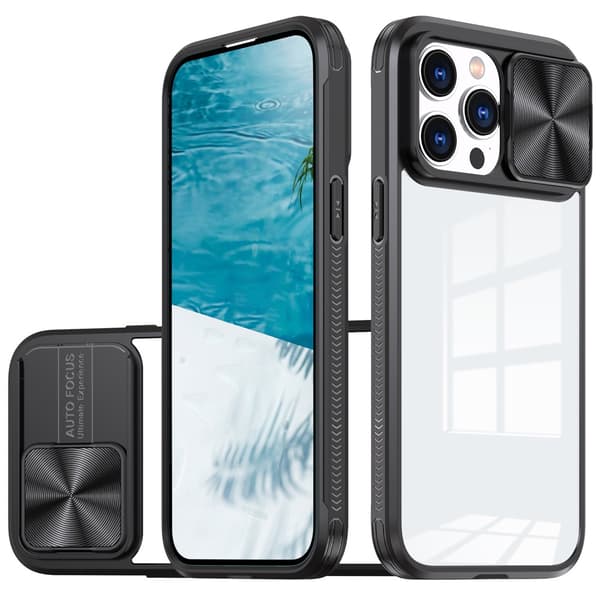Edge Skal Kameraskydd iPhone 16 Pro Max Svart