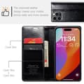 Miniatyrbild 5 av 8: CaseMe Läderfodral iPhone 16 Pro Svart