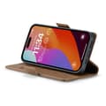Miniatyrbild 3 av 9: CaseMe Slim Plånboksfodral RFID-skydd iPhone 16 Pro Brun