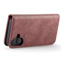 Miniatyrbild 4 av 8: DG.MING 2-in-1 Magnet Wallet iPhone 16 Plus Red