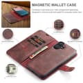 Miniatyrbild 5 av 8: DG.MING 2-in-1 Magnet Wallet iPhone 16 Plus Red