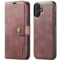 Miniatyrbild 8 av 8: DG.MING 2-in-1 Magnet Wallet iPhone 16 Plus Red