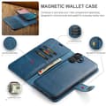 Miniatyrbild 5 av 8: DG.MING 2-in-1 Magnet Wallet iPhone 16 Plus Blue