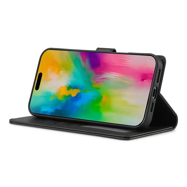 LC.IMEEKE Plånboksfodral iPhone 16 Pro Max Svart