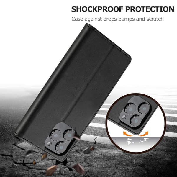 LC.IMEEKE Plånboksfodral iPhone 16 Pro Max Svart