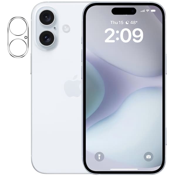 Linsskydd iPhone 16 Plus Härdat Glas