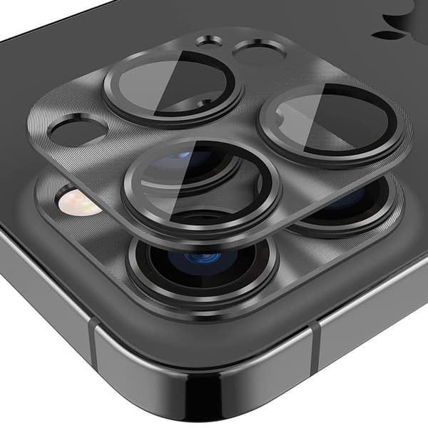 Hat Prince Kameraskydd Aluminium iPhone 16 Pro Svart