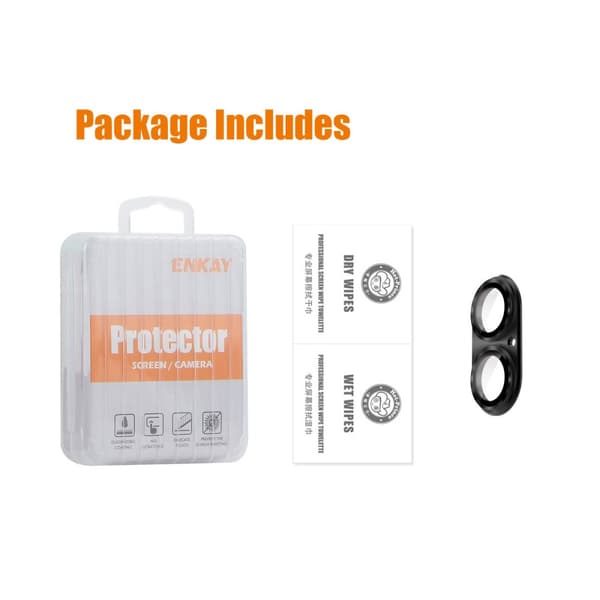 Hat Prince Kameraskydd Aluminium iPhone 16 Plus Svart