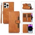 Miniatyrbild 1 av 7: Plånboksfodral Multi-Slot iPhone 16 Pro Cognac