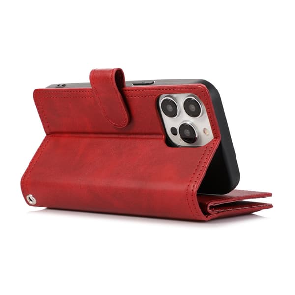 Plånboksfodral Multi-Slot iPhone 16 Pro Röd