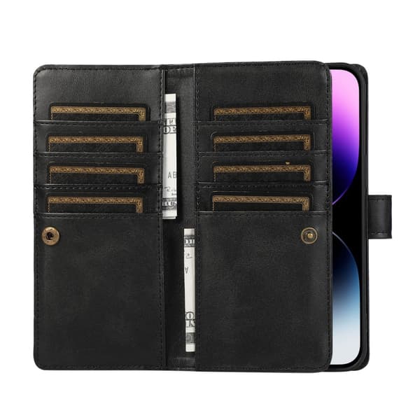 Plånboksfodral Multi-Slot iPhone 16 Pro Max Svart