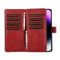 Miniatyrbild 2 av 7: Plånboksfodral Multi-Slot iPhone 16 Pro Max Röd