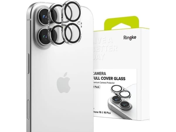 Ringke OSŁONA APARATU RINGKE CAMERA PROTECTOR 2-PACK IPHONE 16 / 16 PLUS CLEAR