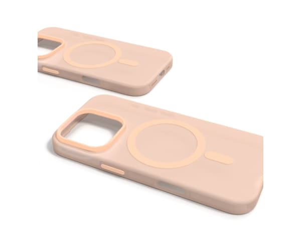 Puro Daylight MagSafe silikonfodral för iPhone 16 Pro Max - beige