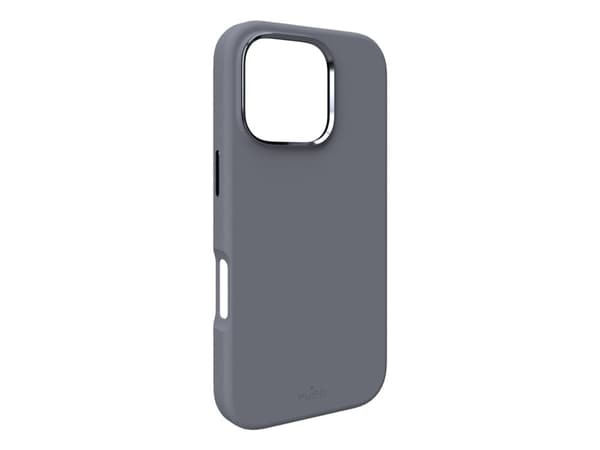 Puro Icon Mag Pro MagSafe silikonikotelo iPhone 16 Pro Max - tummanharmaa - tumma harmaa