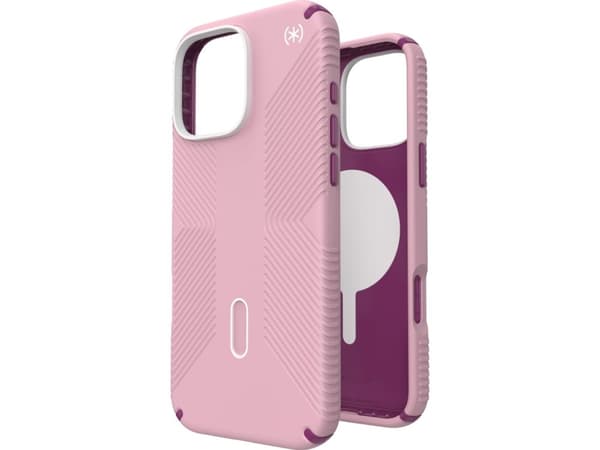Speck Presidio2 Grip + ClickLock Apple iPhone 16 Pro Max Wednesday Pink - with Microban