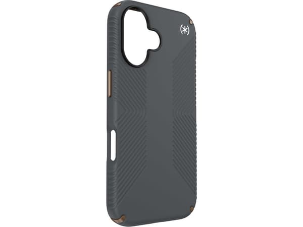 Speck Speck Presidio2 Grip - Etui iPhone 16 (Charcoal Grey / Cool Bronze / White)