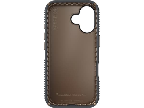 Speck Speck Presidio2 Grip - Etui iPhone 16 (Charcoal Grey / Cool Bronze / White)