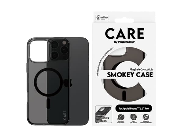 CARE by PanzerGlass Urban Combat - Baksidedeksel for mobiltelefon - MagSafe-samsvar - termoplast-polyuretan (TPU), polykarbonat (PC), oleofobisk bele
