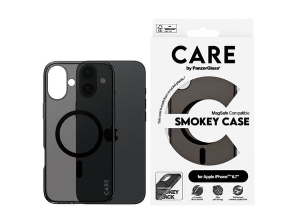 CARE by PanzerGlass Urban Combat - Baksidesskydd för mobiltelefon - MagSafe-kompatibilitet - termoplastisk polyuretan (TPU), polykarbonat (PC), oleof