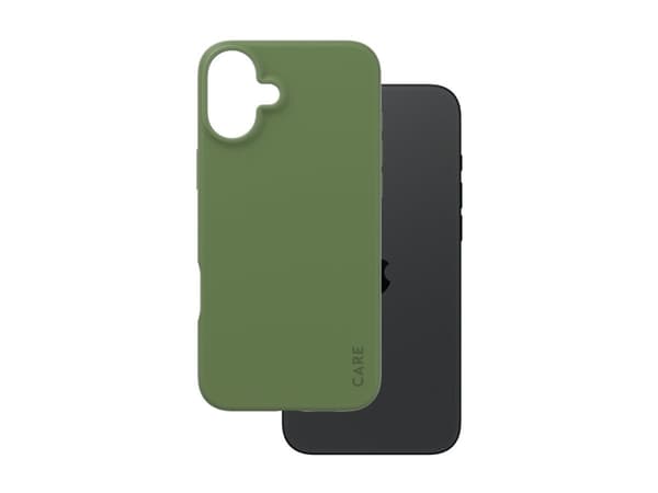 PanzerGlass CARE by ® Fashionable Case Green iPhone 16 Plus, Cover, Apple, Apple - iPhone 16 Plus, Green