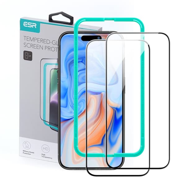 ESR iPhone 16 Pro Max Screen Protector Tempered Glass (2 Pack)