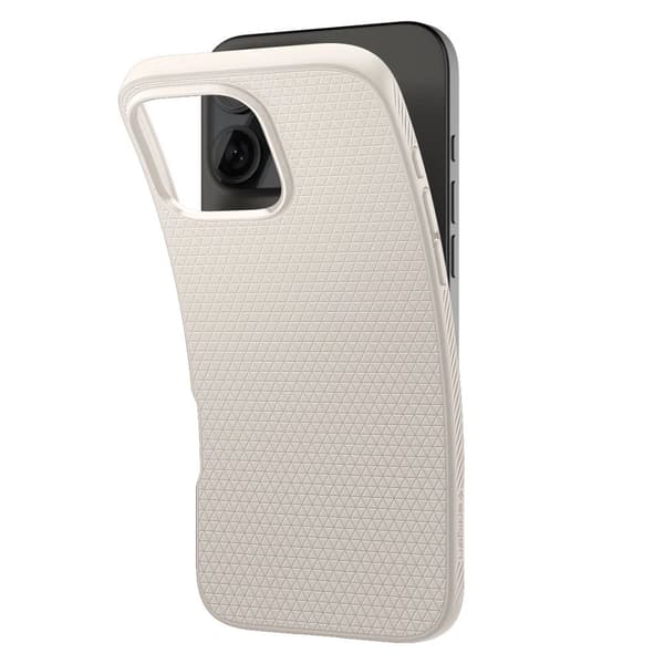 Spigen iPhone 16 Pro Case Liquid Air Natural Titanium