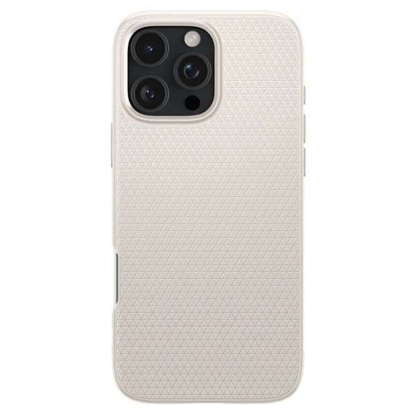 Spigen iPhone 16 Pro Case Liquid Air Natural Titanium