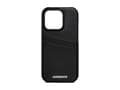 Miniatyrbilde 2 av 5: Screenor Lumo - Baksidedeksel for mobiltelefon - ekte skinn, termoplast-polyuretan (TPU) - svart - for Apple iPhone 16 Pro