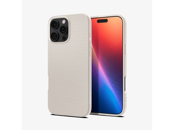 Spigen Liquid Air, Omslag, Apple, iPhone 16 Pro Max, 17,5 cm (6.9"), Titan