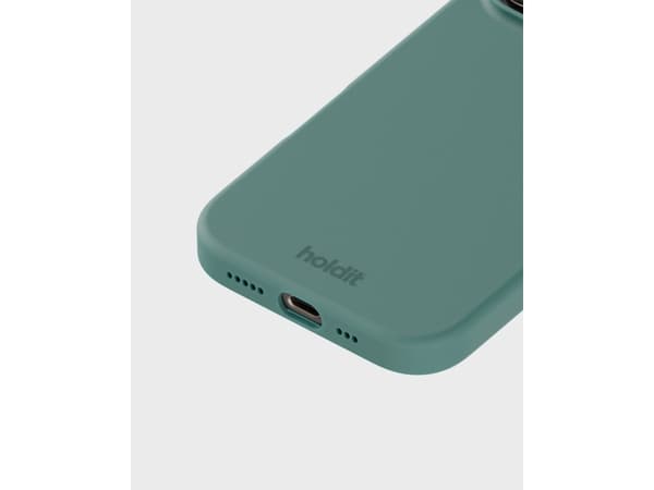 HoldIt Silicone, Omslag, Apple, iPhone 16 Pro, 16 cm (6.3"), Grön